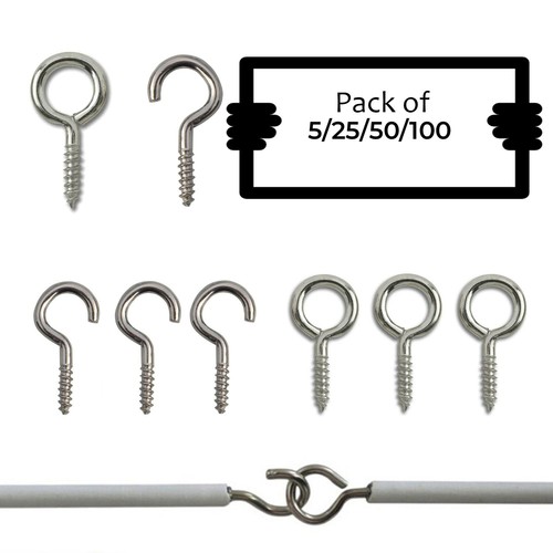 Hooks and eyes for - and, curtain
