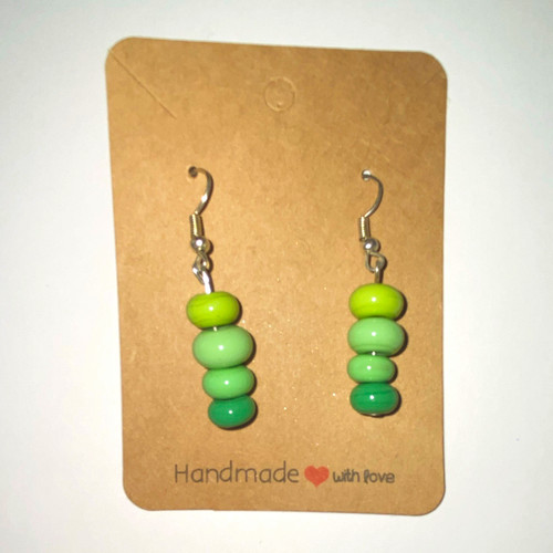 Handmade green beaded - green,