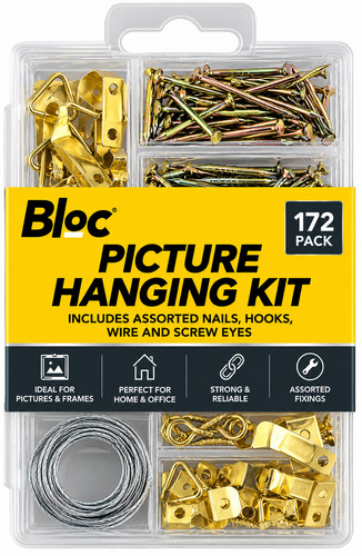 172pc picture hanging kit - 172pc,