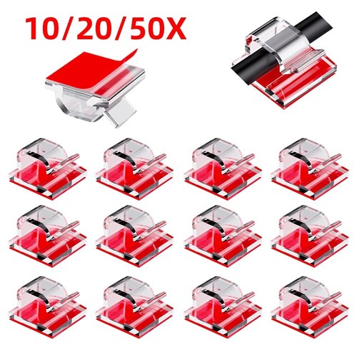 50x pcs cable clips - pcs,