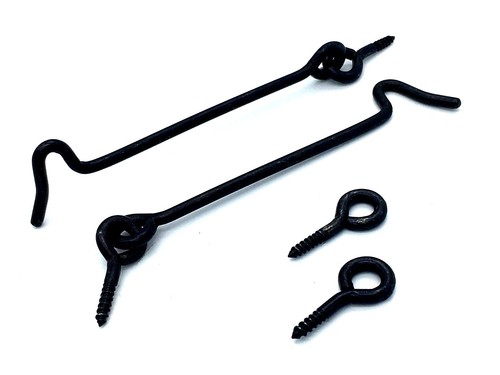 Cabin hooks 100mm - hooks, black