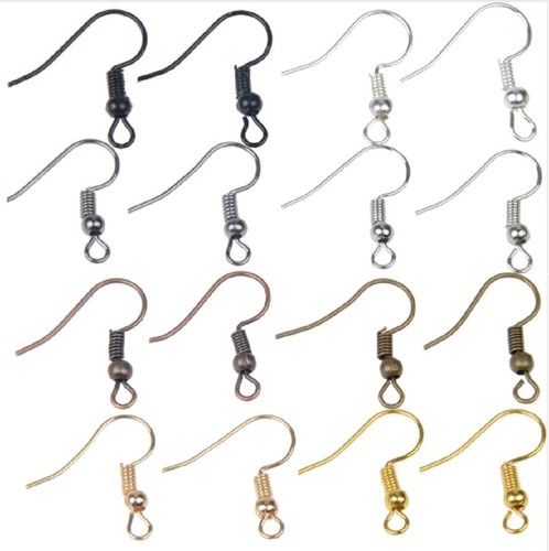 Earring hooks blanks clasps - earring,