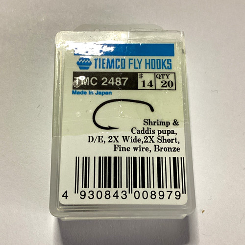 Tiemco tmc 2487 fly hooks - tiemco,